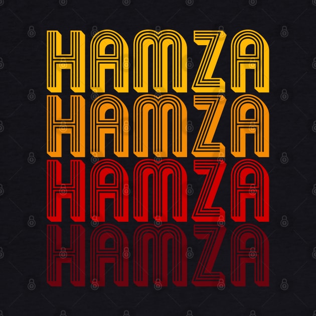Hamza - Retro Minimal Line Pattern by Fusti